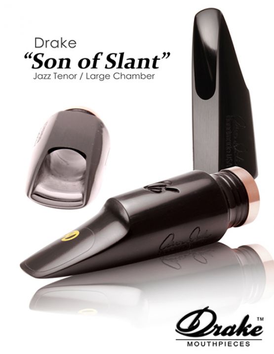 Drake 'Son Of Slant' Ebonite Tenor Mouthpiece image