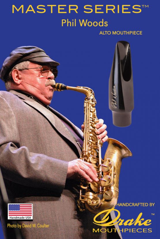 Drake Master Series Phil Woods Ebonite Alto Mouthpiece image