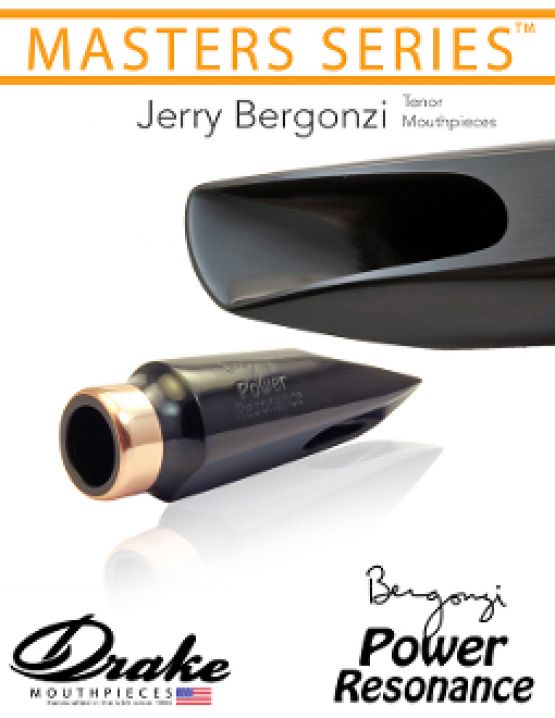Drake Master Series Jerry Bergonzi 'Power Resonance' Ebonite Tenor Mouthpiece image