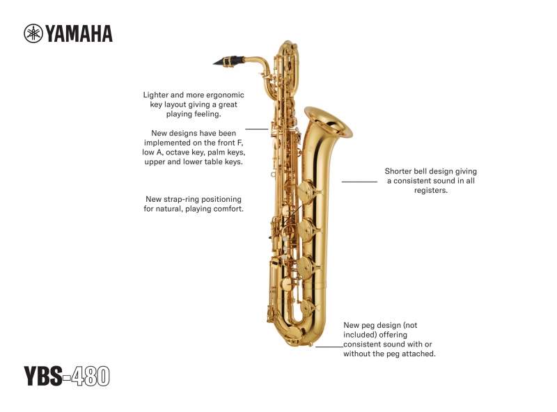 Yamaha YBS-480 Baritone Sax