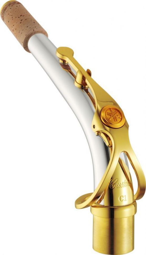 Yamaha C1AG mkII Alto sax neck - Solid Silver image