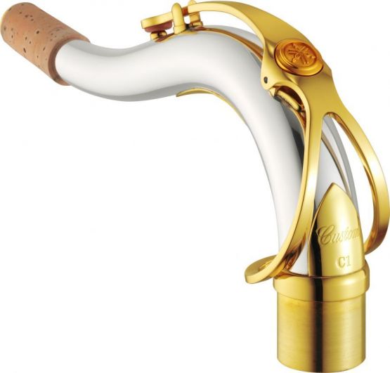 Yamaha C1AG mkII Tenor sax neck - Sterling Silver image