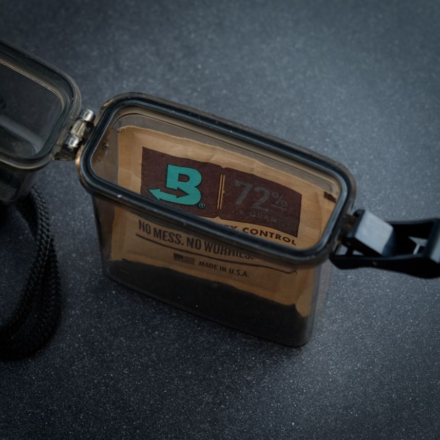 Humidity controlled reed storage case