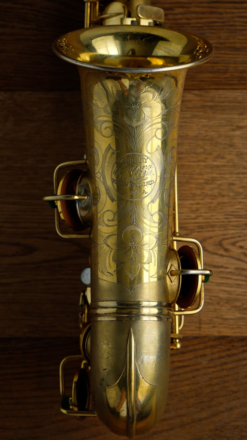 (Used) Conn New Wonder II 'Chu Berry' Gold Plated Alto Sax circa.1926