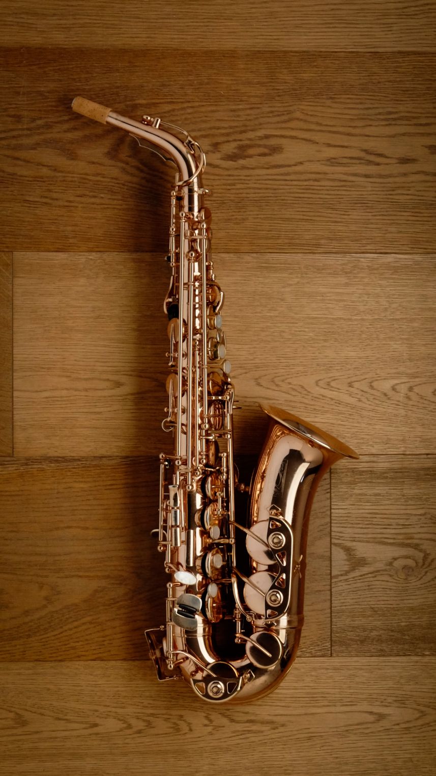 (Used) Borgani Jubilee Pink Gold Plated Alto Sax