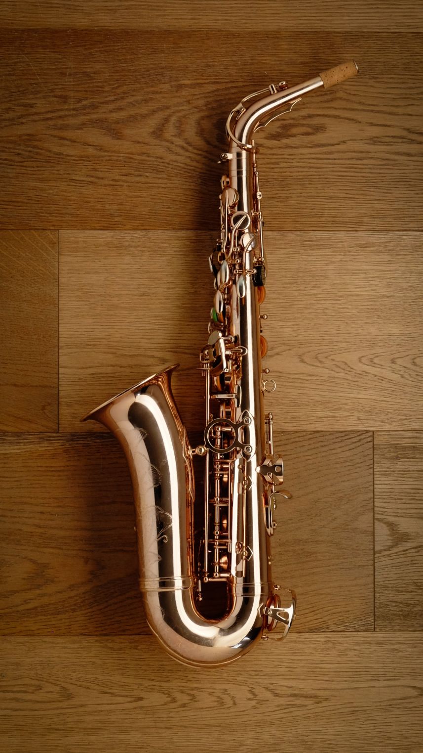 (Used) Borgani Jubilee Pink Gold Plated Alto Sax