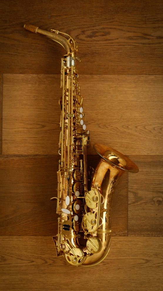 (Used) Amati 83 solid bronze unlacquered Alto Sax image