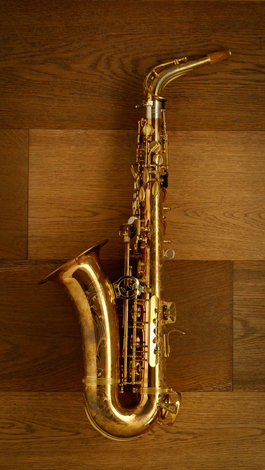 (Used) Amati 83 solid bronze unlacquered Alto Sax