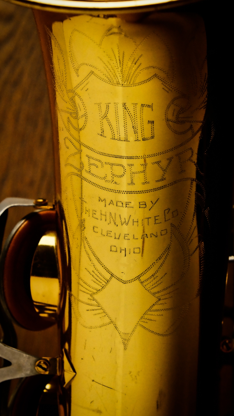 (Used) King Zephyr Tenor Sax circa.1962