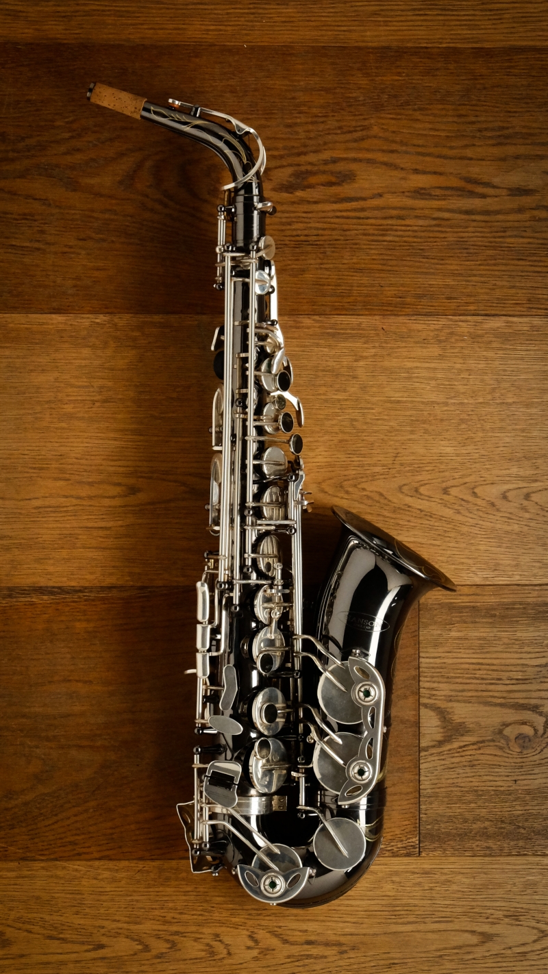 (Used) Hanson SA VIII Alto sax black nickel plated 