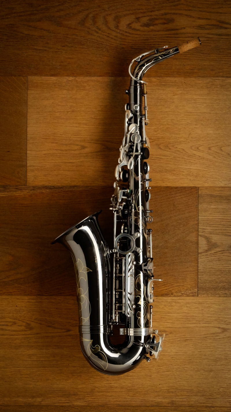 (Used) Hanson SA VIII Alto sax black nickel plated 