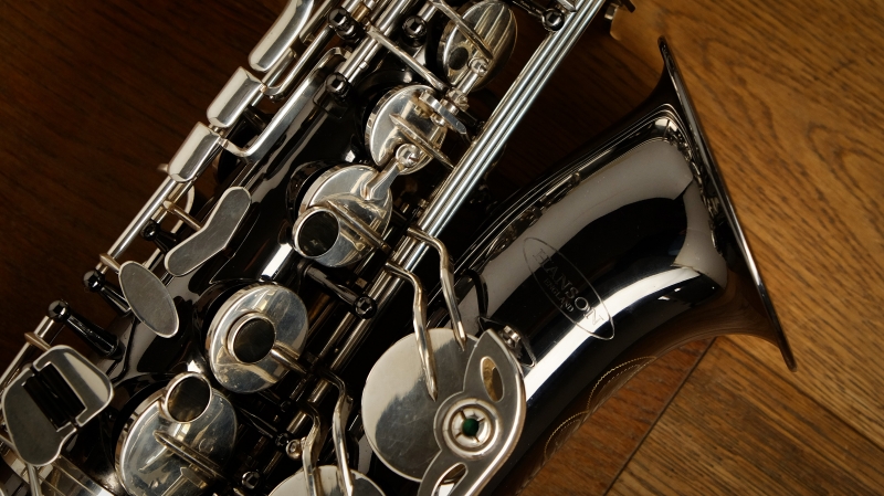 (Used) Hanson SA VIII Alto sax black nickel plated 