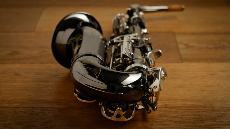 (Used) Hanson SA VIII Alto sax black nickel plated 