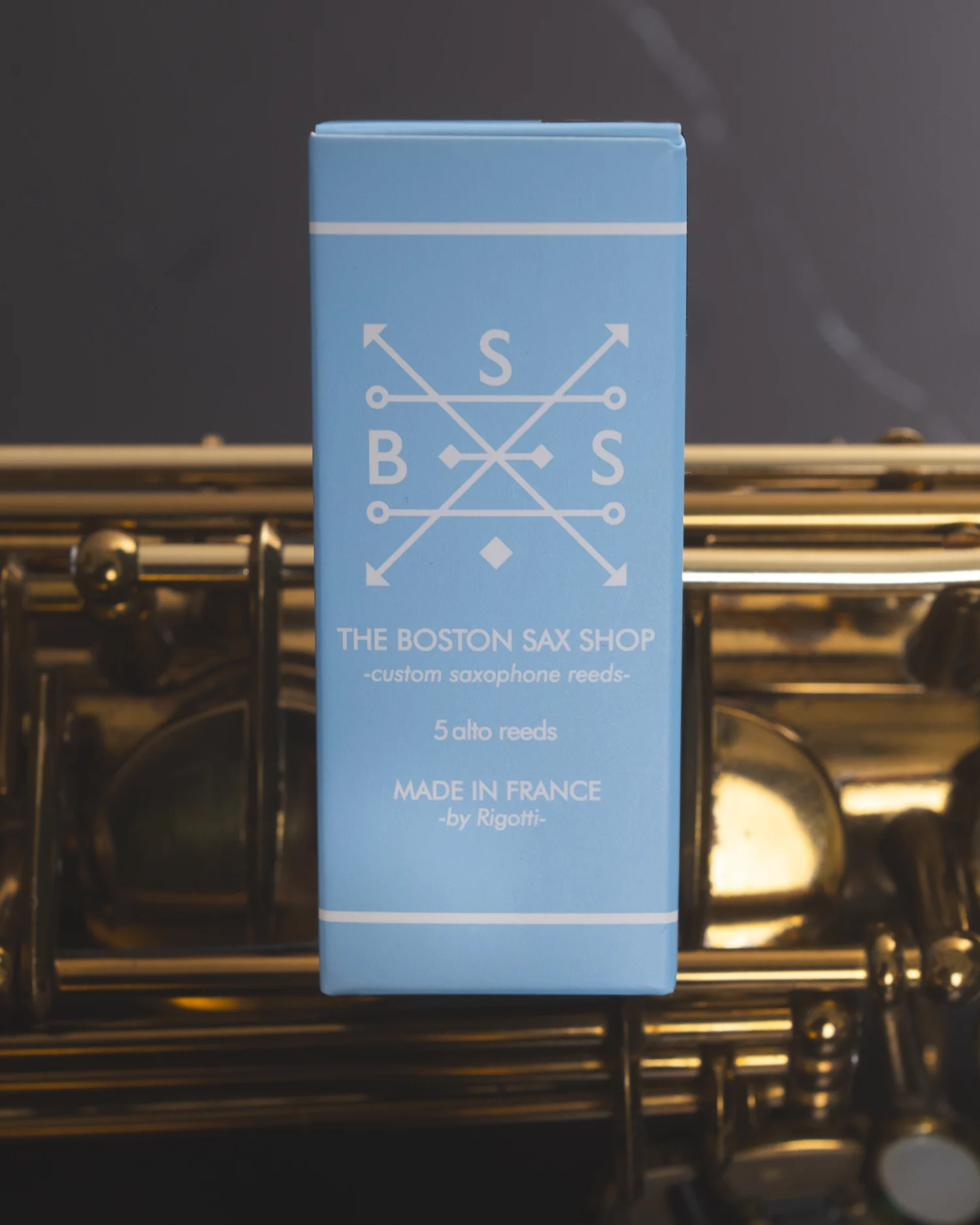 Boston Sax Shop 'Blue Label' Alto Sax Reeds (Box of 5) image