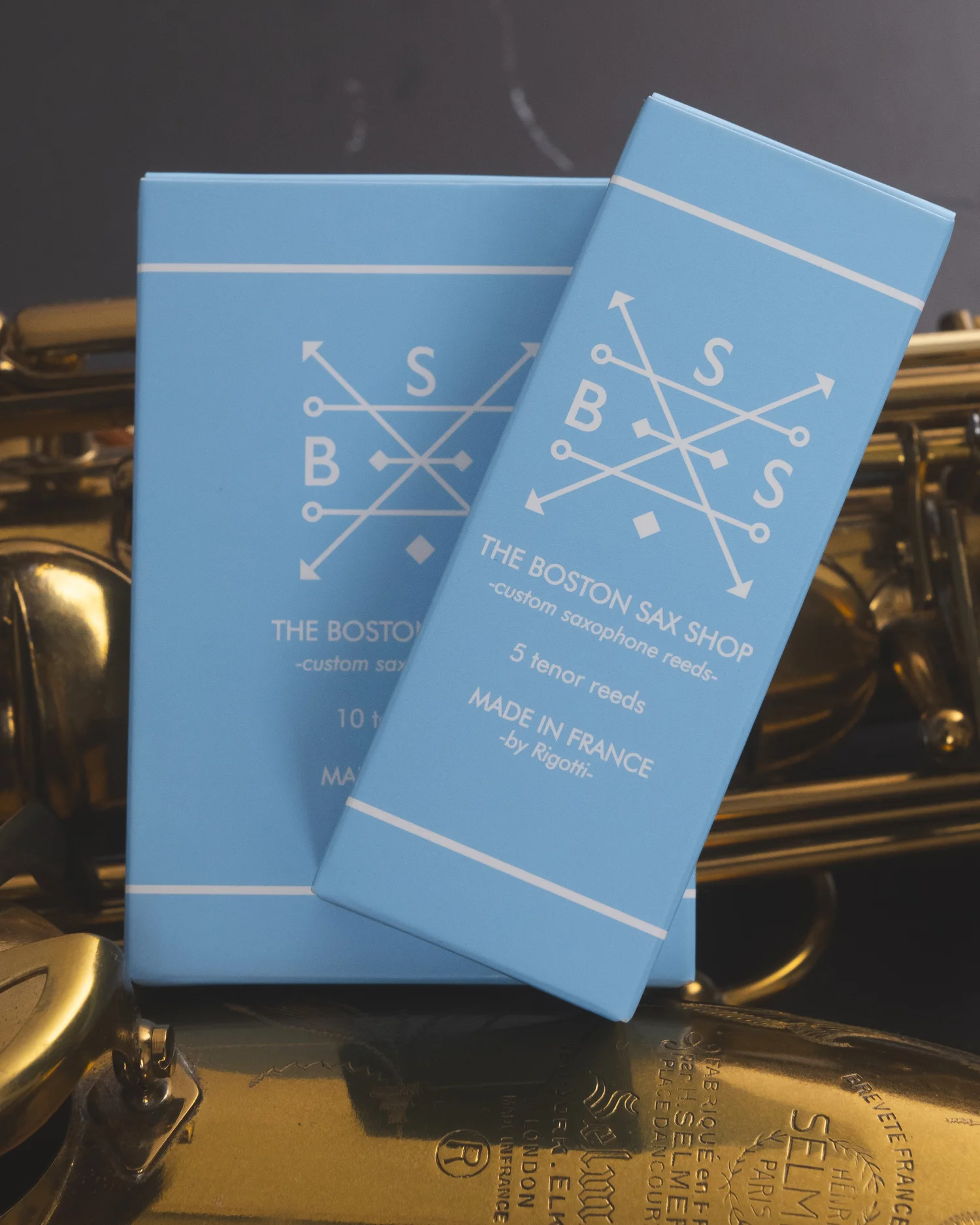 Boston Sax Shop 'Blue Label' Tenor Sax Reeds (Box of 5) image