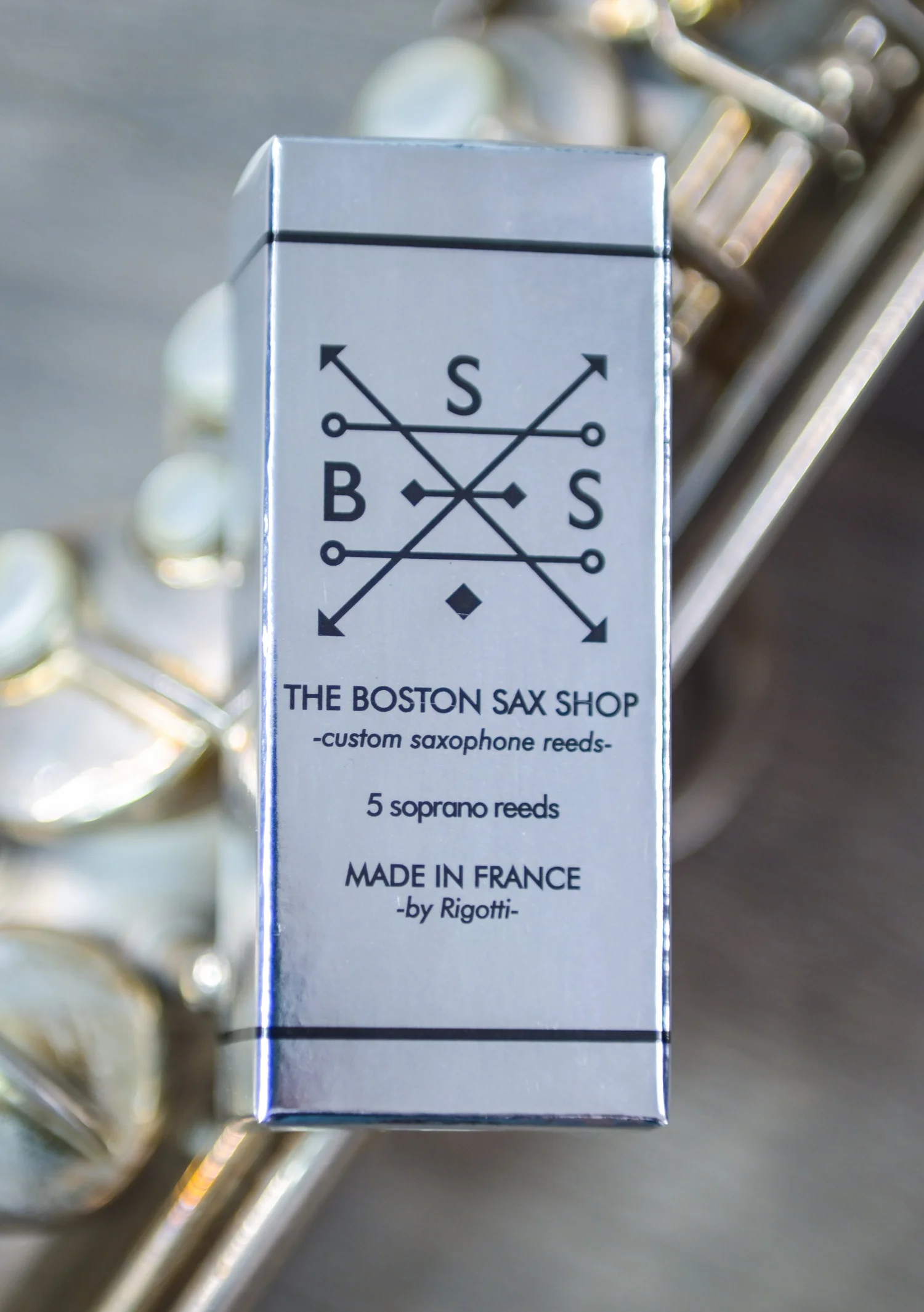Boston Sax Shop 'Silver Label' Soprano Sax Reeds (Box of 5) image
