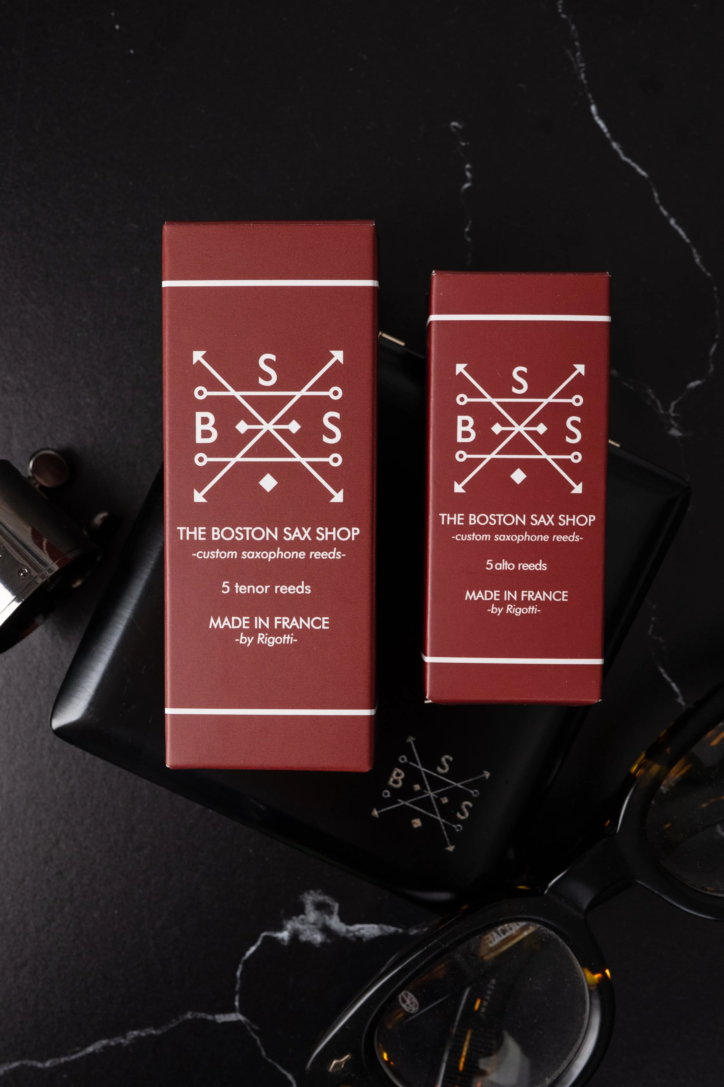 Boston Sax Shop 'Red Label' Tenor Sax Reeds (Box of 5) image